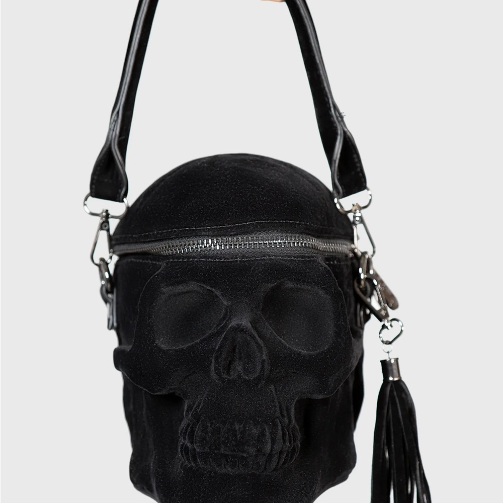 Killstar Black Skull Shoulder Bag